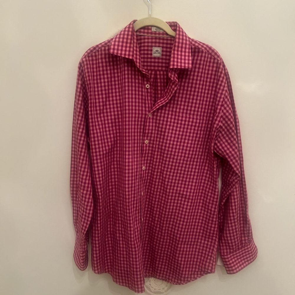 peter millar long sleeve button down - large